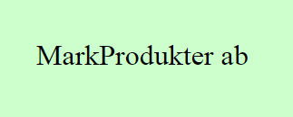 MarkProdukter AB