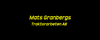Mats Granbergs Traktorarbeten AB