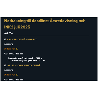 Deadline ÅR 