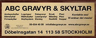 ABC Gravyr & Skyltar AB