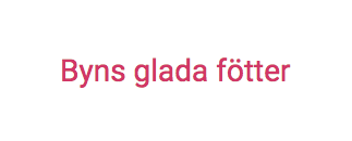 Byns Glada Fötter