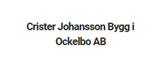 Crister Johansson Bygg i Ockelbo AB