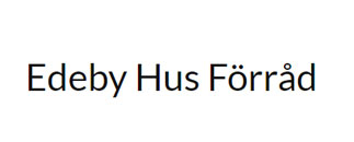 Edeby Hus Förråd