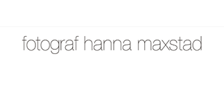 Fotograf Hanna Maxstad