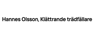 Hannes Olsson, Klättrande trädfällare