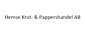 Hemse Krut- & Pappershandel AB