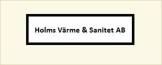 Holms Värme & Sanitet AB