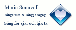 Maria Sennvall Sångerska o. Sångpedagog