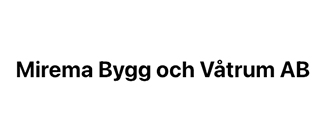 Mirema Bygg Och Våtrum AB