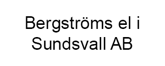 Bergströms el i Sundsvall AB