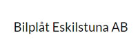 Bilplåt Eskilstuna AB