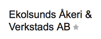 Ekolsunds Åkeri