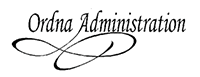 Ordna Administration