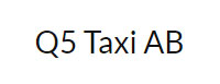 Q5 Taxi AB