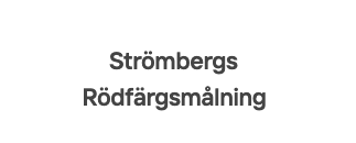Strömbergs Rödfärgsmålning
