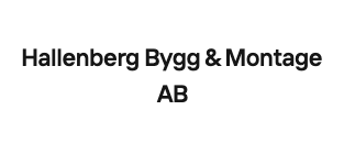 Hallenberg Bygg & Montage AB