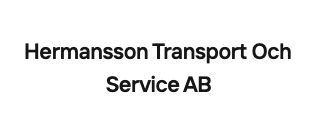 Hermansson Transport Och Service AB