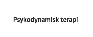 Psykodynamiska samtal