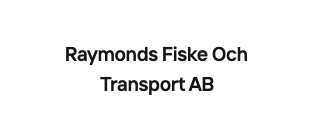 Raymonds Fiske Och Transport AB