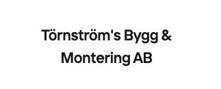 Törnström's Bygg & Montering AB