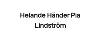 Helande Händer Pia Lindström