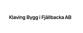 Klaving Bygg i Fjällbacka AB