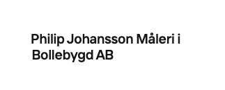 Philip Johansson Måleri i Bollebygd AB