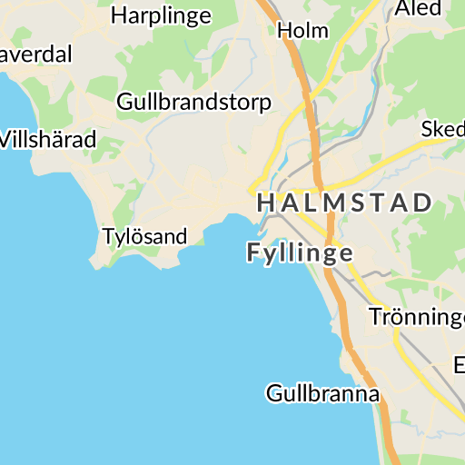 sverige karta halmstad Harplinge karta   hitta.se