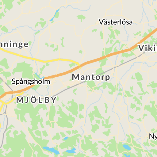 mjölby karta sverige Mjölby karta   hitta.se