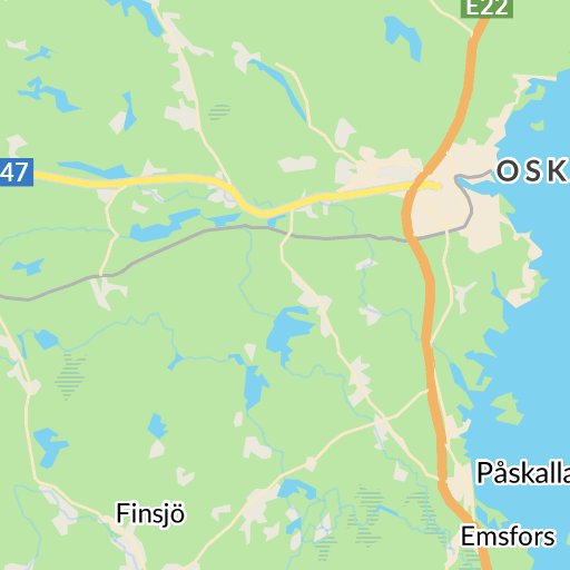 Oskarshamn Karta Sverige | Karta Mellersta