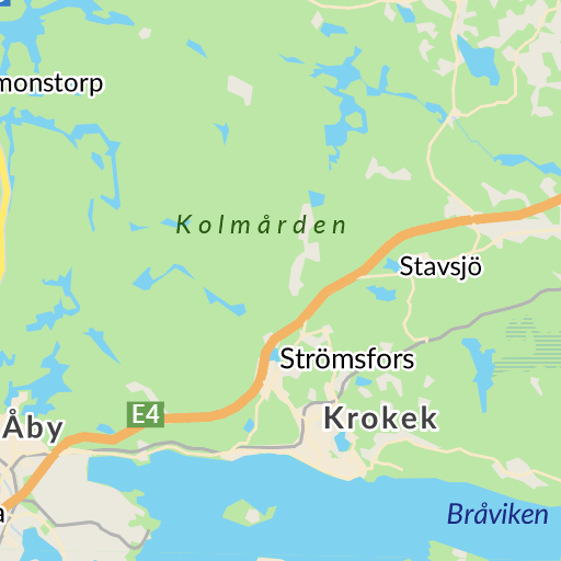 Skvättsjön Kolmården karta 