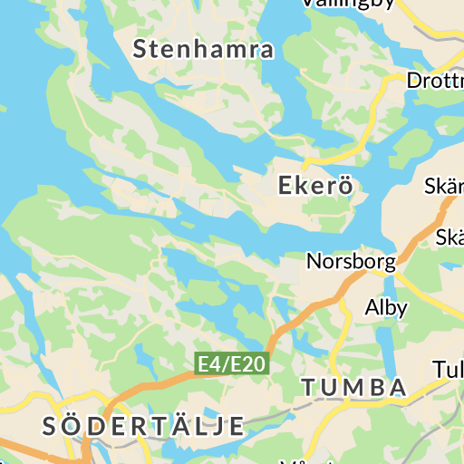 Karta över Ekerö | Karta Nerja