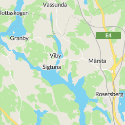 sigtuna karta Skokloster karta   hitta.se