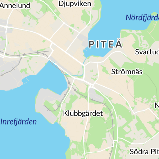 Karta Piteå Centrum – Karta 2020