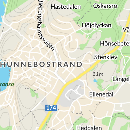 Karta över Hunnebostrand – Karta 2020