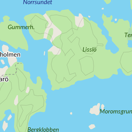 harö karta Sandhamn Harö 304 karta   hitta.se