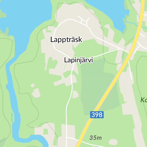 Lapinjärvi karta 