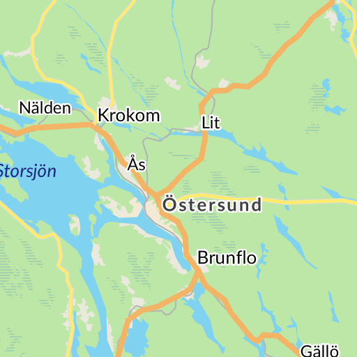 Grytan Östersund karta 