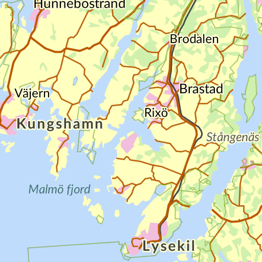 karta över hunnebostrand Hunnebostrand karta   hitta.se