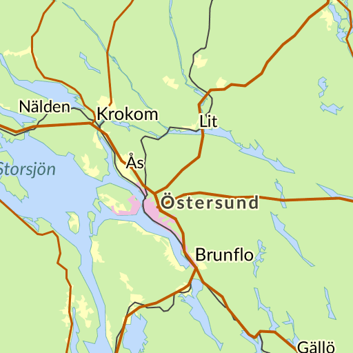 Grytan Östersund karta 